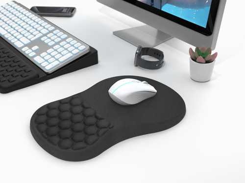 Ergonomisk musematte med håndleddsstøtte