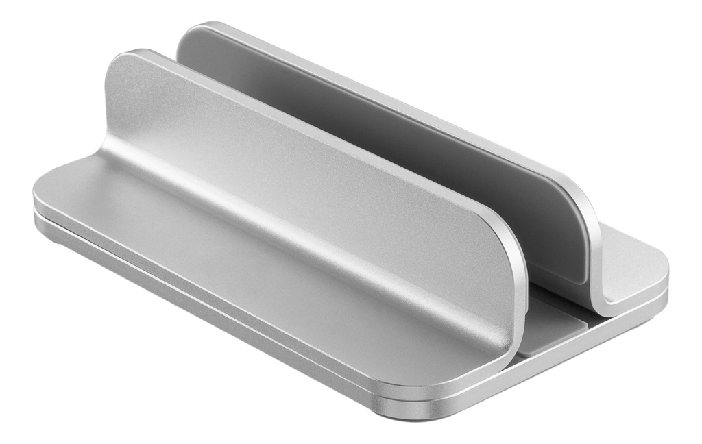 Vertikalt laptopstativ i aluminium