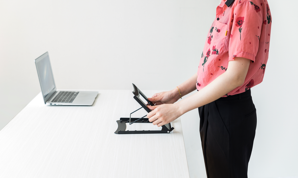 Tiltbart laptopstativ i stål