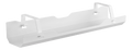 Kabelbrett under skrivebordet – skjuler grenuttak og kabler, 60 cm, hvit