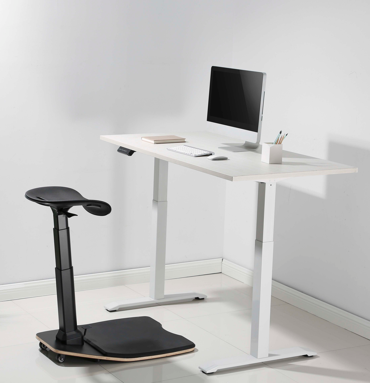 OFFICE ergonomisk ståstol med integrert ståmatte