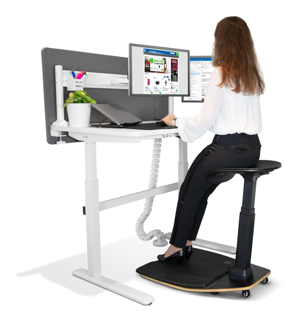 OFFICE ergonomisk ståstol med integrert ståmatte