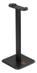 Headsetstativ i aluminium – universal, sort